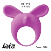 Фиолетовое эрекционное кольцо Fennec Phil - Lola Games - в Астрахани купить с доставкой