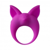 Фиолетовое эрекционное кольцо Kitten Kyle - Lola Games - в Астрахани купить с доставкой