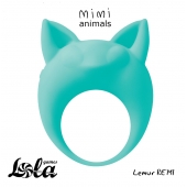 Зеленое эрекционное кольцо Lemur Remi - Lola Games - в Астрахани купить с доставкой