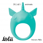 Зеленое эрекционное кольцо Unicorn Alfie - Lola Games - в Астрахани купить с доставкой