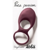 Бордовое эрекционное виброкольцо Daydream - Lola Games - в Астрахани купить с доставкой