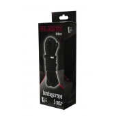 Черная веревка для шибари DELUXE BONDAGE ROPE - 5 м. - Dream Toys - купить с доставкой в Астрахани