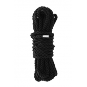 Черная веревка для шибари DELUXE BONDAGE ROPE - 5 м. - Dream Toys - купить с доставкой в Астрахани