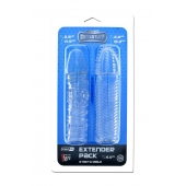 Комплект из 2 прозрачных насадок на пенис PENIS EXTENDER PACK - Dream Toys - в Астрахани купить с доставкой