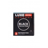 Черные презервативы LUXE Royal Black Collection - 3 шт. - Luxe - купить с доставкой в Астрахани