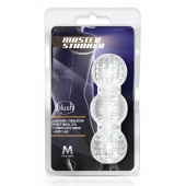 Прозрачный фигурный мастурбатор Master Stroker - Blush Novelties - в Астрахани купить с доставкой