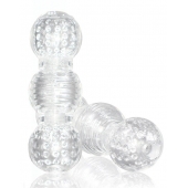 Прозрачный фигурный мастурбатор Master Stroker - Blush Novelties - в Астрахани купить с доставкой
