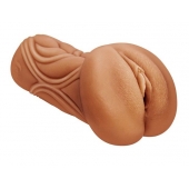 Кофейный мастурбатор-вагина Dumpling - Lola Games - в Астрахани купить с доставкой