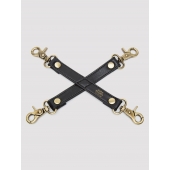 Черный фиксатор для манжет Bound to You Faux Leather Hogtie - Fifty Shades of Grey - купить с доставкой в Астрахани