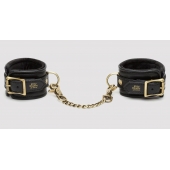 Черные наручники Bound to You Faux Leather Wrist Cuffs - Fifty Shades of Grey - купить с доставкой в Астрахани