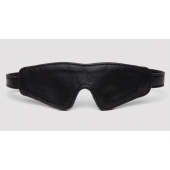 Черная плотная маска на глаза Bound to You Faux Leather Blindfold - Fifty Shades of Grey - купить с доставкой в Астрахани