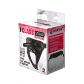 Черный пояс для насадок CLASS STRAP Restyling - LOVETOY (А-Полимер) - купить с доставкой в Астрахани