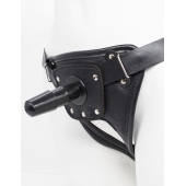 Черный пояс для насадок CLASS STRAP Restyling - LOVETOY (А-Полимер) - купить с доставкой в Астрахани