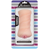 Телесный мастурбатор-вагина X-Basic Pocket Pussy без вибрации - Lovetoy - в Астрахани купить с доставкой