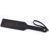 Черная гладкая шлепалка SEX - 35 см. - Sitabella - купить с доставкой в Астрахани
