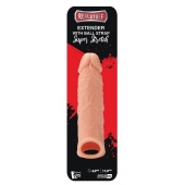 Телесная насадка EXTENDER WITH BALL STRAP 6.5 - 17 см. - Dream Toys - в Астрахани купить с доставкой
