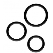 Набор из 3 эрекционных колец SILICONE COCKRINGS - Dream Toys - в Астрахани купить с доставкой