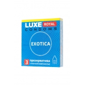 Текстурированные презервативы LUXE Royal Exotica - 3 шт. - Luxe - купить с доставкой в Астрахани