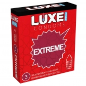 Текстурированные презервативы LUXE Royal Extreme - 3 шт. - Luxe - купить с доставкой в Астрахани