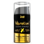 Жидкий интимный гель с эффектом вибрации Vibration! Vodka Energy - 15 мл. - INTT - купить с доставкой в Астрахани