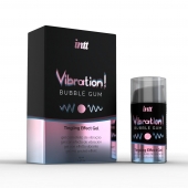 Жидкий интимный гель с эффектом вибрации Vibration! Bubble Gum - 15 мл. - INTT - купить с доставкой в Астрахани