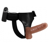 Страпон на трусиках с вибрацией Ultra Passionate Harness - 16 см. - Baile - купить с доставкой в Астрахани