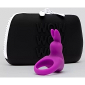 Фиолетовое эрекционное виброкольцо Happy Rabbit Cock Ring Kit - Happy Rabbit - в Астрахани купить с доставкой