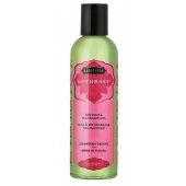 Массажное масло Naturals Strawberry Dreams с ароматом клубники - 59 мл. - Kama Sutra - купить с доставкой в Астрахани