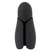 Черный силиконовый вибромастурбатор с нагревом Masturbator with 2 Functions - Orion - в Астрахани купить с доставкой
