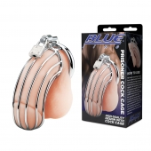 Металлическая клетка Prisoner Cock Сage с замком - BlueLine - купить с доставкой в Астрахани
