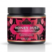 Пудра для тела Honey Dust Body Powder с ароматом клубники - 170 гр. - Kama Sutra - купить с доставкой в Астрахани