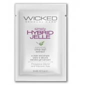Гель-лубрикант на водно-силиконовой основе Simply Hybrid Jelle - 3 мл. - Wicked - купить с доставкой в Астрахани