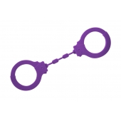 Фиолетовые силиконовые поножи Limitation - Lola Games - купить с доставкой в Астрахани