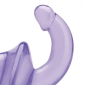 Фиолетовый безремневой страпон Strapless Strap-On - Lux Fetish - купить с доставкой в Астрахани