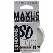 Экстремально тонкие презервативы в железном кейсе MAXUS Extreme Thin - 3 шт. - Maxus - купить с доставкой в Астрахани