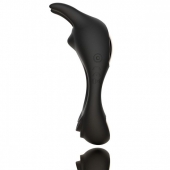 Черное эрекционное кольцо с двумя моторами Zeus Dual Vibe Cock Ring - FeelzToys - в Астрахани купить с доставкой