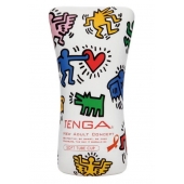 Мастурбатор-туба Keith Haring Soft Tube CUP - Tenga - в Астрахани купить с доставкой