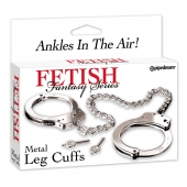 Металлические наручники Metal Leg Cuffs - Pipedream - купить с доставкой в Астрахани