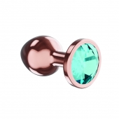 Пробка цвета розового золота с малиновым кристаллом Diamond Topaz Shine L - 8,3 см. - Lola Games - купить с доставкой в Астрахани