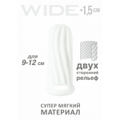 Белый фаллоудлинитель Homme Wide - 11 см. - Lola Games - в Астрахани купить с доставкой