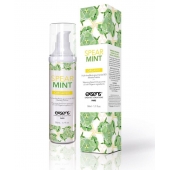 Разогревающее массажное масло Gourmet Spearmint Organic с органическими ингредиентами - 50 мл. - Exsens - купить с доставкой в Астрахани