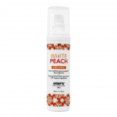 Разогревающее массажное масло Gourmet White Peach Organic с органическими ингредиентами - 50 мл. - Exsens - купить с доставкой в Астрахани