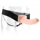Полый страпон 8  Hollow Strap-On телесного цвета - 19 см. - Pipedream - купить с доставкой в Астрахани