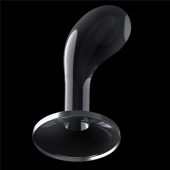 Прозрачный стимулятор простаты Flawless Clear Prostate Plug - 15 см. - Lovetoy - в Астрахани купить с доставкой