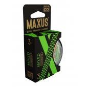 Презервативы в пластиковом кейсе MAXUS AIR Mixed - 3 шт. - Maxus - купить с доставкой в Астрахани