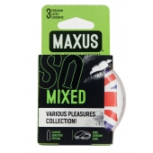 Презервативы в пластиковом кейсе MAXUS AIR Mixed - 3 шт. - Maxus - купить с доставкой в Астрахани