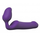 Фиолетовый безремневой страпон Queens L - Adrien Lastic - купить с доставкой в Астрахани