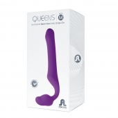 Лиловый безремневой страпон Queens M - Adrien Lastic - купить с доставкой в Астрахани