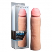 Телесная фаллическая насадка на пенис Magnum Xtender - 23 см. - Blush Novelties - в Астрахани купить с доставкой