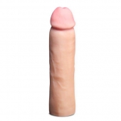 Телесная фаллическая насадка на пенис Magnum Xtender - 23 см. - Blush Novelties - в Астрахани купить с доставкой